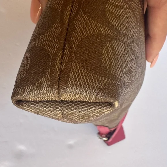 Coach Tan and Pink Crossbody Bag - Picture 5 of 16